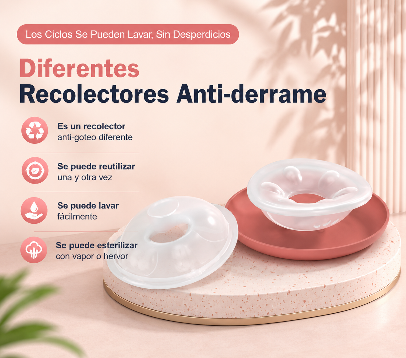 Recolector de leche materna portátil