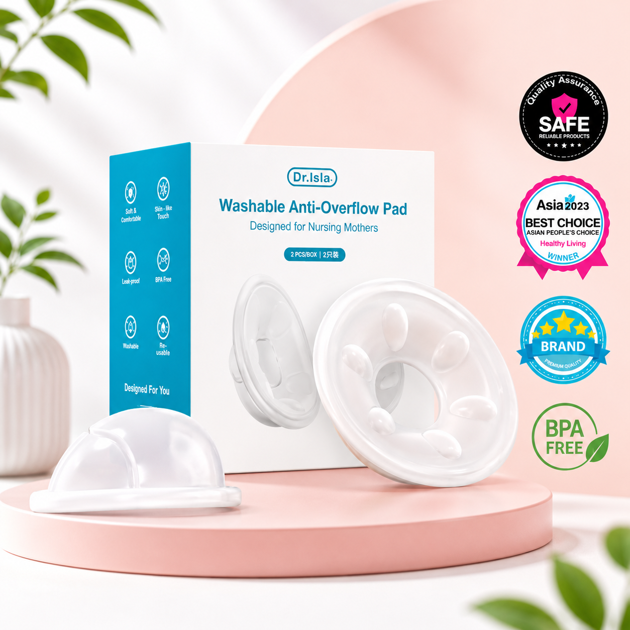 Recolector de leche materna portátil