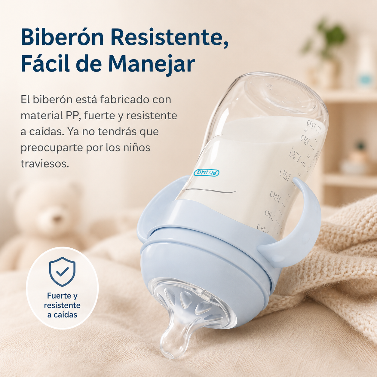 Biberón seguro y práctico (150, 240 y 330 ml)