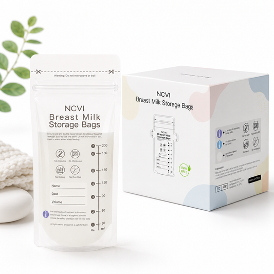 Breast Milk Storage Bags 200 ml with Double Seal and Temperature Sensor