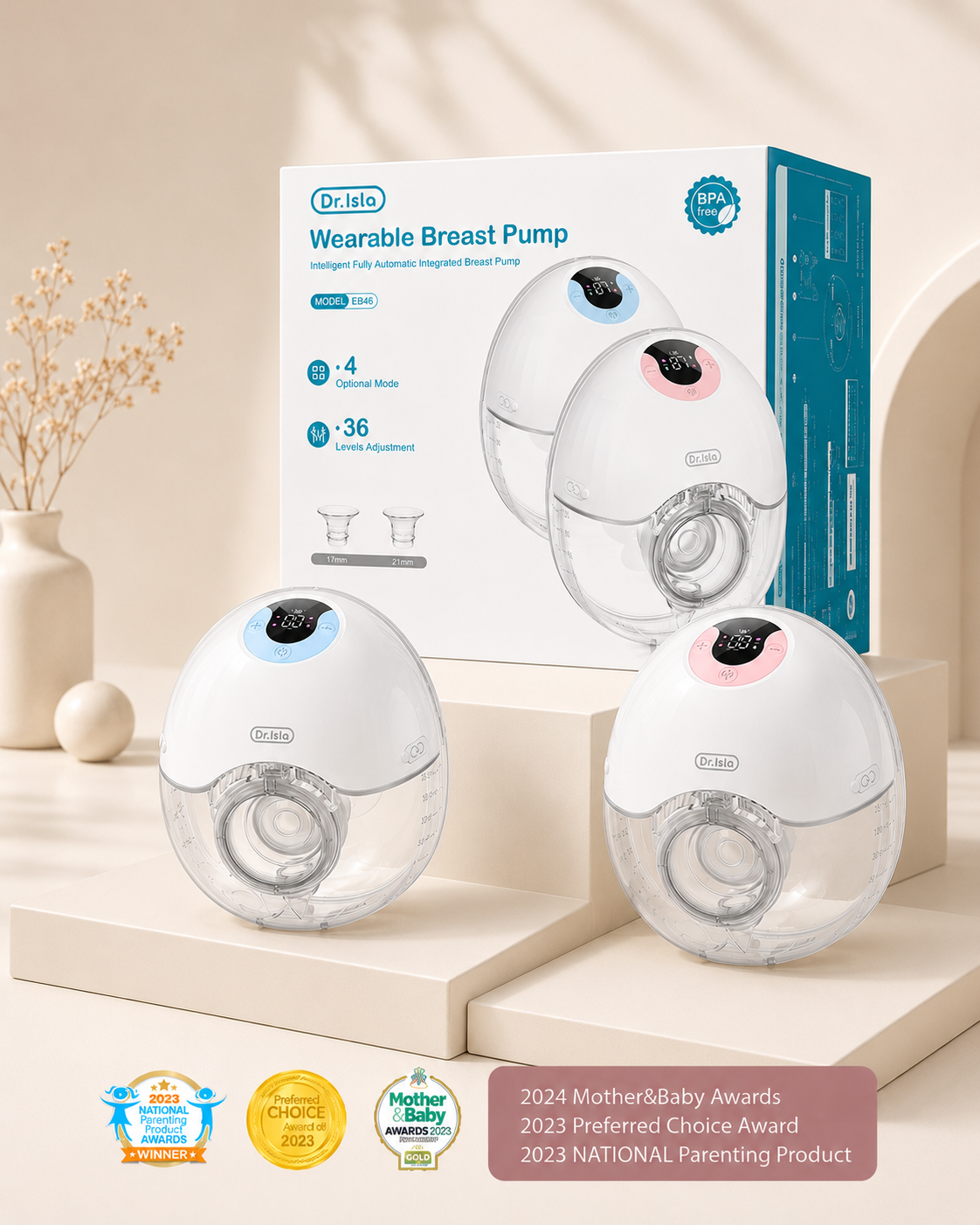 Extractor smart de leche portátil