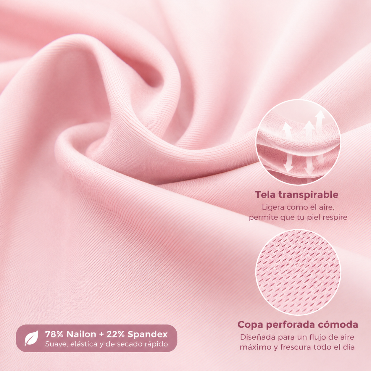 Sujetador tipo camiseta sin mangas de lactancia.