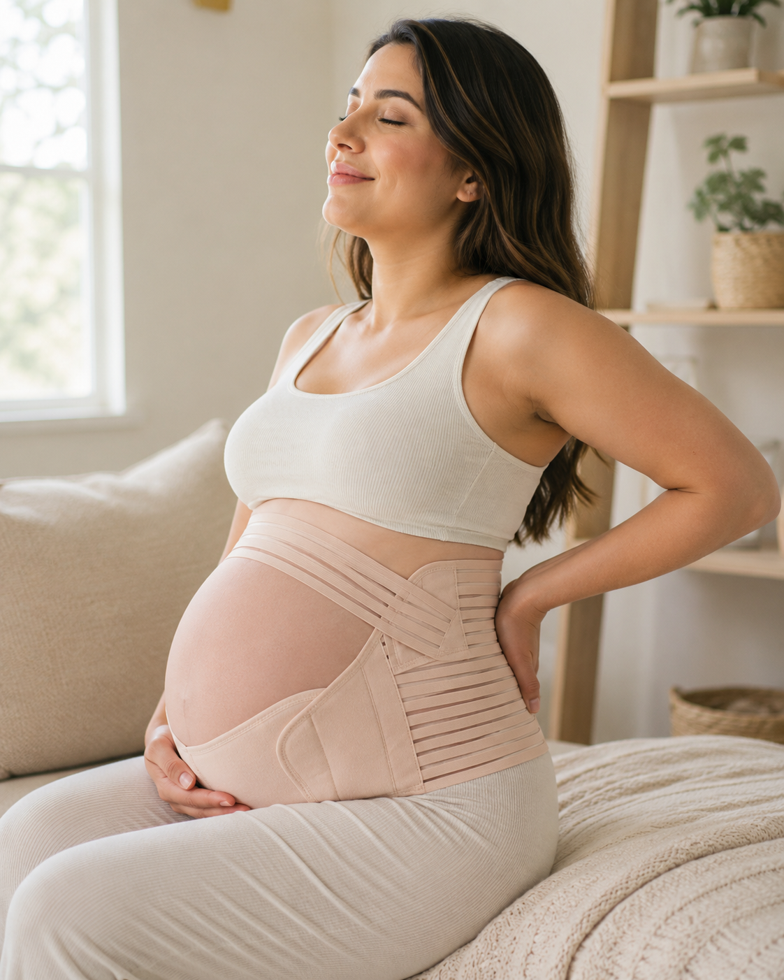 Ergonomic and Discreet Maternity Support Belt