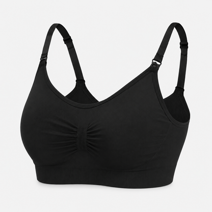 Wire-Free Cotton Maternity Bra for Pregnancy and Nursing