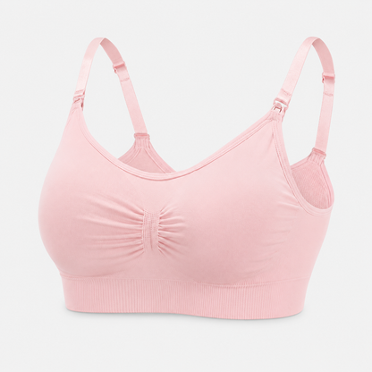 Wire-Free Cotton Maternity Bra for Pregnancy and Nursing