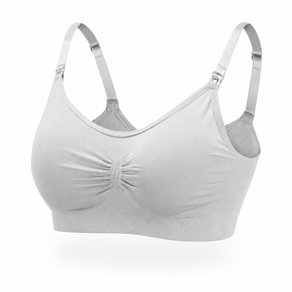 Wire-Free Cotton Maternity Bra for Pregnancy and Nursing