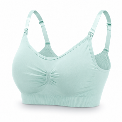 Wire-Free Cotton Maternity Bra for Pregnancy and Nursing