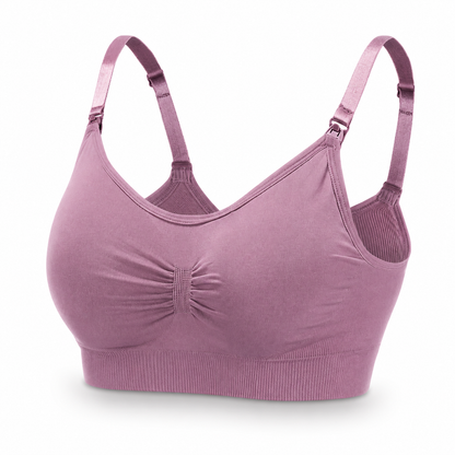 Wire-Free Cotton Maternity Bra for Pregnancy and Nursing