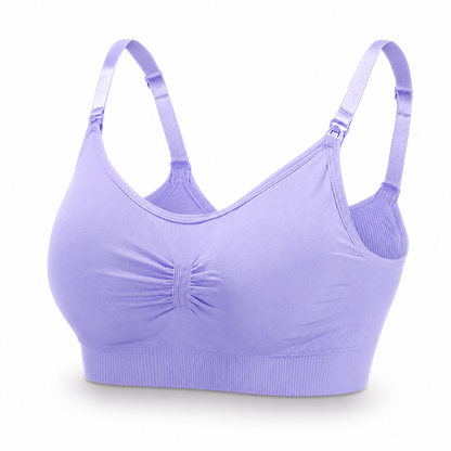 Wire-Free Cotton Maternity Bra for Pregnancy and Nursing